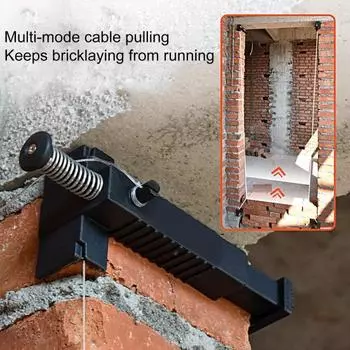 Съемники для кладки кирпича, 2/5 шт., подпружиненные, экономящие время, прочные, противоскользящие, для выравнивания, инженерные пластиковые подпружиненные направляющие для кирпичной кладки для архитектуры 2pcs