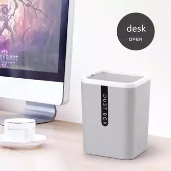 Съемное ведро для хранения на 360 градусов, крышка для встряхивания, бочка для мусора, мусорный бак, мини-маленькая мусорная корзина хаки