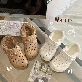 Съемные моющиеся плюшевые хлопковые вкладыши для обуви — толстое зимнее тепло для пар 42/43 (260mm)