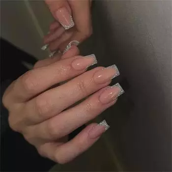 Съемные носимые накладки для ногтей в европейском и американском стиле - Длинный Т-образный дизайн, Хит продаж Phototherapy Glue Edition