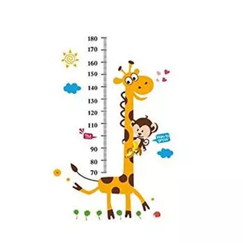 Съемные обои с изображением жирафа из мультфильма, самостоятельная наклейка