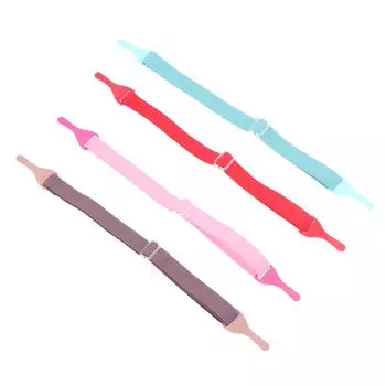 Съемные регулируемые ремешки для очков Цепочка Цепочки для солнцезащитных очков Спортивные противоскользящие шнурки Веревки для очков Держатель шнура розовый