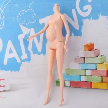 Съемные шарнирные обнаженные куклы BJD без головы DIY подвижные куклы-девочки Подарки для девочек Nude Doll