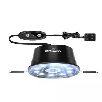 Съемный абажур для домашних животных Установка UVB-UVA Ночной светильник Черный на съемном креплении Освещение Амфибийное скалолазание