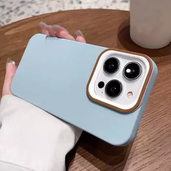 Съемный чехол для телефона с контрастными цветными линзами для iPhone 11 12 13 14 Pro 15 Pro Max X XR XS Max, жидкий силикон, мягкая задняя крышка из ТПУ For iPhone X