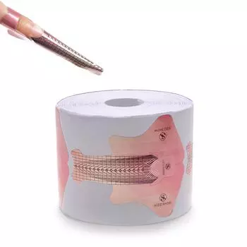 Съемный держатель для маникюрной бумаги с удлиненным инструментом в форме рыбы, держатель для французской фототерапии 300