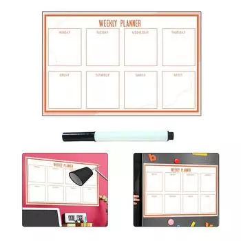 Съемный еженедельник-планировщик 30 х 40 см, сухие холодильники из нержавеющей стали