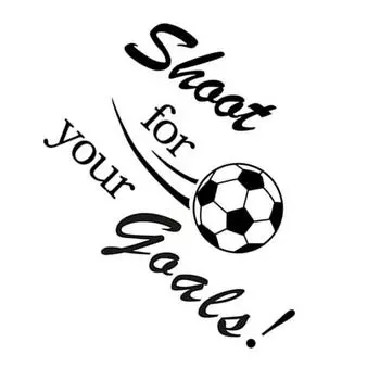 Съемный футбольный стикер из ПВХ для домашнего офиса, английской буквы, настенная наклейка для паба, бара, общежития, самоклеящаяся наклейка, украшение, обои