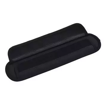 Съемный гитарный ремень, наплечная накладка, противоскользящая, удобная для акустической электрогитары, бас-гитары чёрный