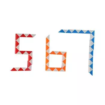 Съемный кубик Magic Snake, складная линейка Magic Snake, головоломка, сувениры для вечеринок фиолетовый