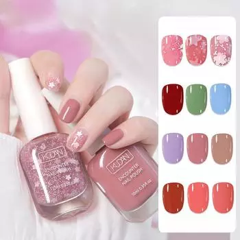 Съемный лак для ногтей на водной основе, без запаха, без выпекания, быстросохнущий, легко снимается, прозрачное глянцевое базовое масло, лак для ногтей для маникюрных салонов Лак для ногтей 01#