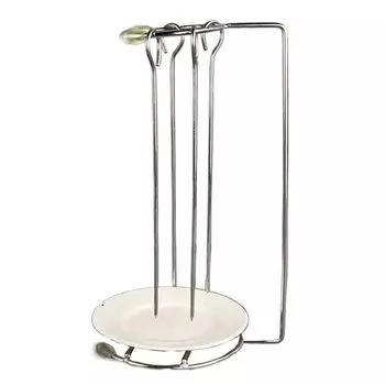 Съемный набор шампуров для барбекю, вешалка из нержавеющей стали, подставка для шампуров, походная посуда 4pcs Needles