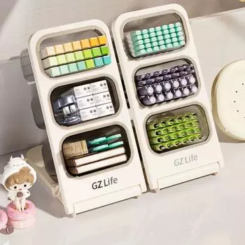 Съемный наклонный ящик для хранения с вставкой в виде кролика, контейнер для ручки, комод 1pc