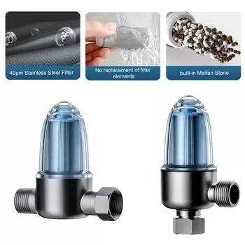 Съемный предварительный фильтр Электрический водонагреватель Фильтр для впускных отверстий Стиральная машина Фильтр для душа Фильтр для очистки воды