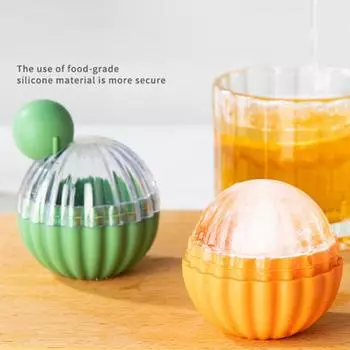 Съемный производитель ледяных шариков, герметичный, без запаха, сока виски зелёный