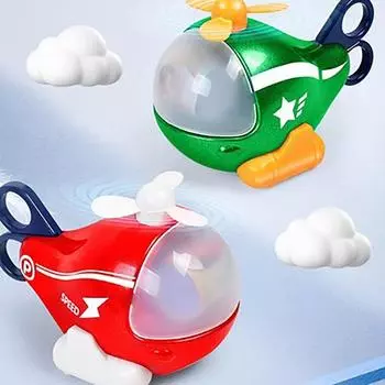 Съемный самолет Канцелярские принадлежности Игрушка Карандаш Ластик Канцелярские принадлежности Вертолет Игрушка Подарок на день рождения Рождество красный