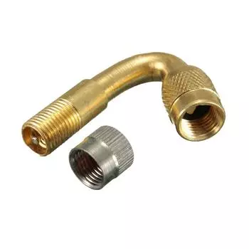 Съемный сменный пылезащитный колпачок для автомобильного клапана шины, антикоррозийный, герметичный удлинительный адаптер 135 градусов