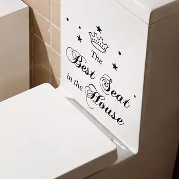 Съемный водонепроницаемый лучшее сиденье для ванной комнаты, туалета, туалета, наклейка, наклейка, декор