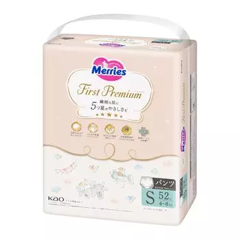 S First Premium Pants 52 шт. [Размер брюк] Mary s (4-8 кг)