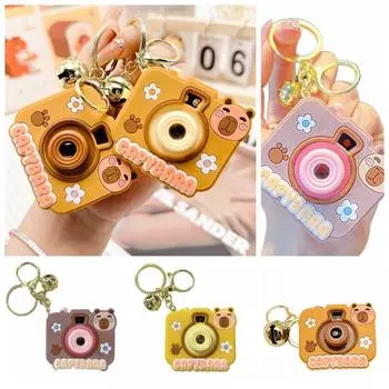 с фонариком Капибара проекционная камера брелок мультфильм брелок для девочек подарки style 4