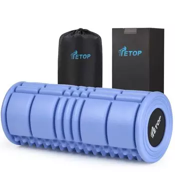 с гарантией 5 лет TETOP Foam Roller Stretch Roller Небьющийся Твердый Тонкий Легкий Йога Палка Тренировки Тренировки 500 г Грузоподъемность 500 кг Японский