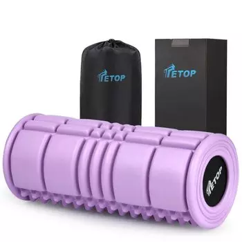 с гарантией 5 лет TETOP Foam Roller миофасциальный релиз ролик растягивающий ролик небьющийся твердый тонкий легкий палка для йоги упражнения тренировки 500 г 500 кг