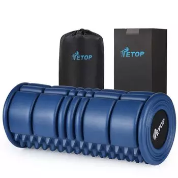 с гарантией 5 лет TETOP Foam Roller Stretch Roller Небьющийся Твердый Тонкий Легкий Йога Палка Тренировки Тренировки 500 г Грузоподъемность 500 кг Японский