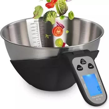 с градуированной мерной чашкой, пищевые весы, цифровые весы для выпечки, электронные весы, чаша для жидкости чёрный