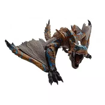 С.Х.. Monster Arts Monster Hunter Rise Tigrex, подвижная фигурка размером около 300 мм, окрашенная из ПВХ и АБС