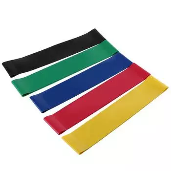 S # Эластичный натуральный латексный ремешок для йоги и фитнеса, резиновая петля 500*50*1.0mm зелёный