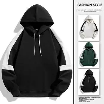 С капюшоном осень новый модный бренд молодежный популярный свободный универсальный повседневный стиль для пары свитшот M