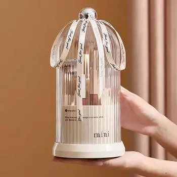 С карандашом, органайзер для хранения, вращающийся держатель с крышкой, кисти для бровей, губная помада, роскошная косметика для глаз