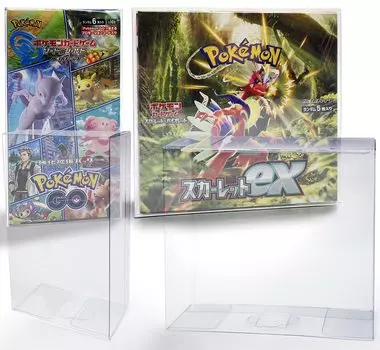 с картой Pokemon BOX загрузчик чехол для хранения УФ-защита 10 штук RIMINA 5 штук [Совместная разработка коллекционеров] полужесткий (обычная/половина КОРОБКИ, каждая)