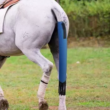 с кисточкой чехол для конского хвоста аксессуары для лошадей защита для конского хвоста сумка для хранения конского хвоста чёрный