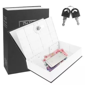 С кодовым замком, сейф для денег, скрытый ключ, ювелирный сейф, словарь, книга, наличные, банкноты, монеты, ящик для хранения ключей