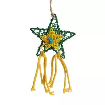 с колокольчиком, устойчивым к укусам, измельчитель, игрушка, принадлежности для попугаев, аксессуары для птиц, жевательные игрушки 3PCS/Set