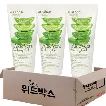 [С коробкой] Гель-пилинг Arahant Aloe Vera 180 мл, 3 шт.