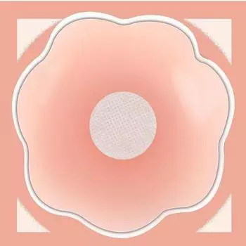 С коробкой силиконовые накладки на соски многоразовые для женщин грудь лепестки подъем невидимые накладки на бюстгальтер клейкие накладки на бюстгальтер наклейка one size