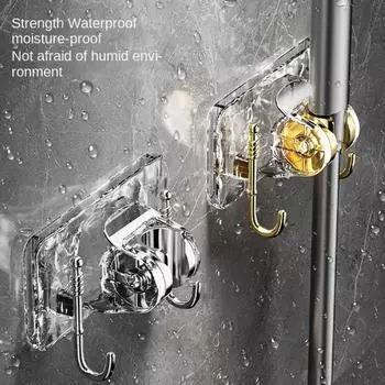с крючком для душа, самоклеящаяся душевая насадка, держатель для душа, домашний кронштейн для душа, аксессуары для ванной комнаты золотой