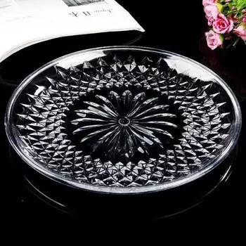 С крышкой экономит место послеобеденный чай для Ktv кухонные принадлежности выпечка торты десертная тарелка подставка поднос для образцов еды фруктовая тарелка