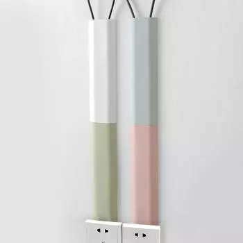 с крышкой Компактный, полезный, самоклеящийся, износостойкий, чехол для шнура. белый