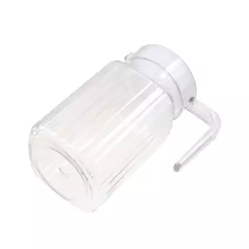 с крышкой кувшин для воды прозрачная бутылка для воды чайник для льда полосатый кувшин для напитков 600ml