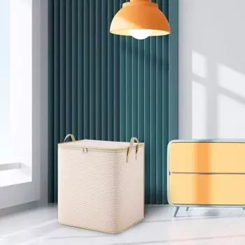 С крышкой на молнии большой емкости органайзер для шкафа пакет для переезда пододеяльник L серый