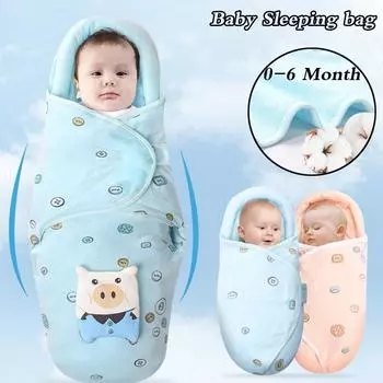 S/L 0-6 месяцев пеленание для новорожденных мальчиков и девочек, пеленальное одеяло, спальный мешок из органического хлопка S оранжевый