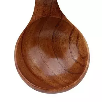 S/L Деревянный Половник Длинная Ручка Половник Посуда Ручной Работы Для Кухни Посуда