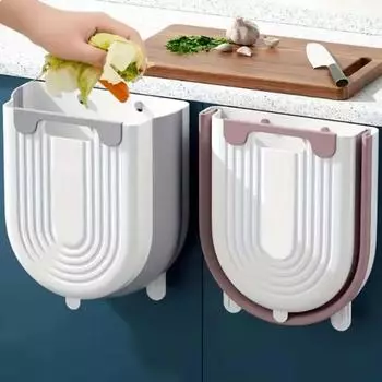 S/L кухонный складной подвесной мусорный бак для дома, шкаф для ванной комнаты, настенный мусорный бак, кухонные принадлежности