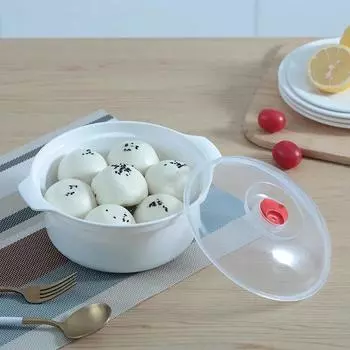 S/M/L микроволновая печь, специальная коробка с крышкой, кастрюля для супа с подогревом, рис, пельмени, приготовленные на пару, контейнер для приготовления пищи, кухонный инструмент пищевого класса