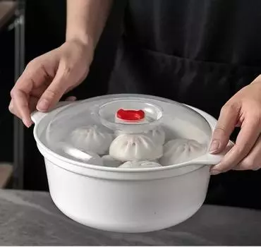 S/M/L Микроволновая печь Специальная коробка Подогреваемая кастрюля для супа Пельмени Рис Горячая миска Ранмен Бытовая лапша Миски Контейнеры Кухонный гаджет