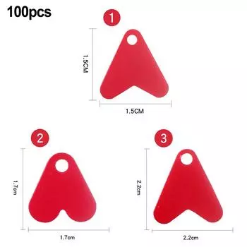 S/M/L Пластиковые Рыбьи Хвосты 100 шт. Приманки Аксессуары для самостоятельной рыбалки Приманки S