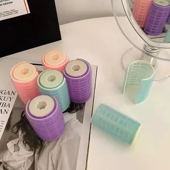 S/M/L Самозажимные бигуди с крючками Натуральная челка Пушистые бигуди Без нагрева Самоклеящиеся бигуди Парикмахерские инструменты для укладки волос